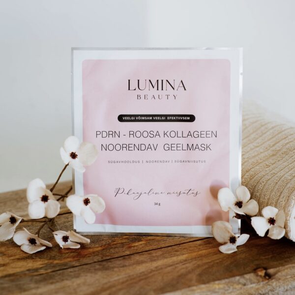 PDRN roosa kollageeni geelmask