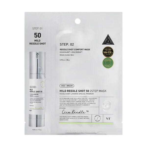 VT Cosmetics Mild Reedle Shot 50 2-Step Mask kaheastmeline näomask