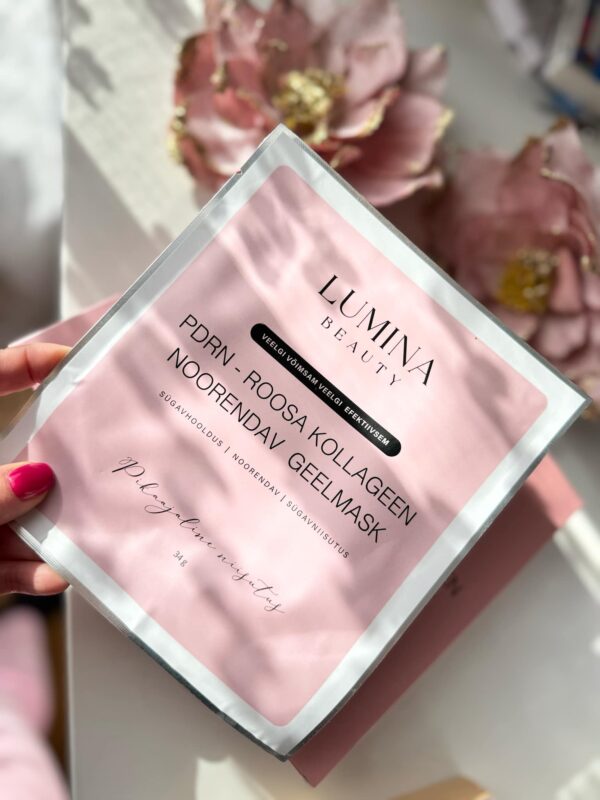 PDRN roosa kollageeni geelmask